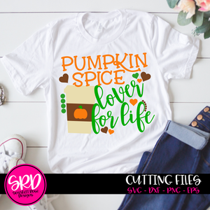 Pumpkin Spice Lover for Life SVG