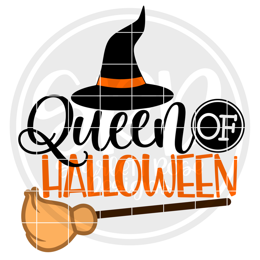 Queen of Halloween SVG - Color