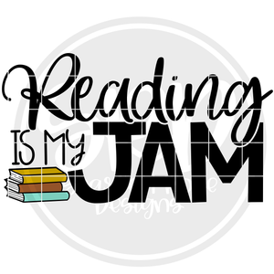 Reading is my Jam SVG