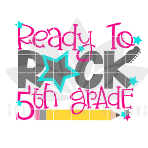 Ready to Rock 5th Grade SVG