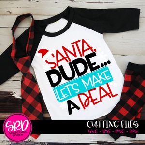 Santa Dude Let's Make A Deal SVG