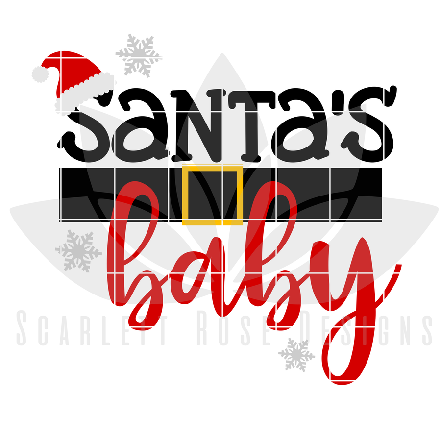 Santa's Baby SVG