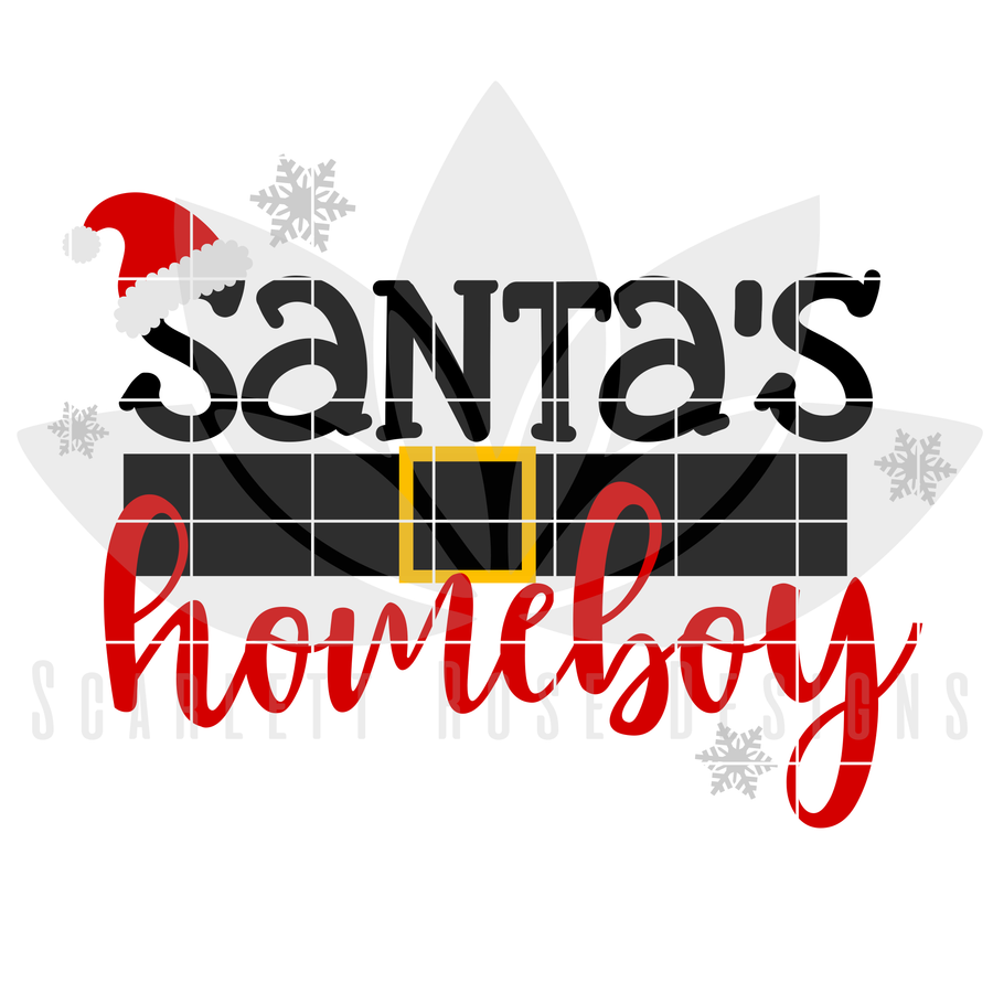 Santa's Homeboy SVG