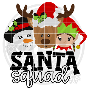 Santa Squad - Girls 2019 SVG