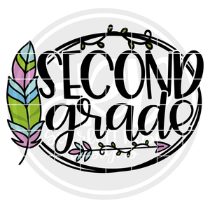 Second Grade - Feather SVG