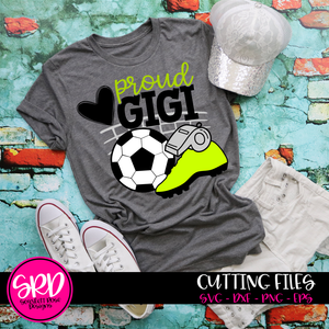Soccer Gear - Proud Gigi SVG