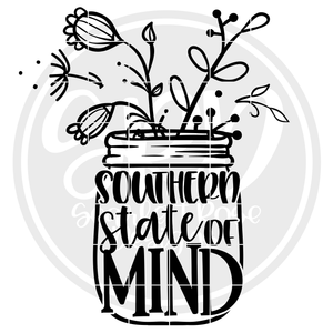 Southern State of Mind - Flowers SVG