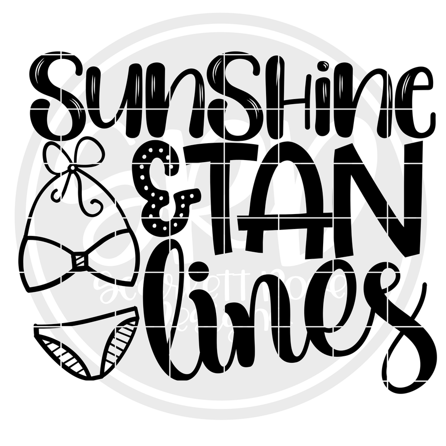 Sunshine & Tan Lines SVG