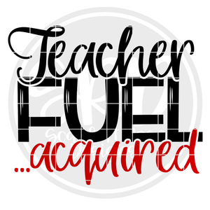 Teacher Fuel Acquired SVG