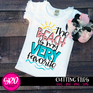The Beach is my Very Favorite SVG
