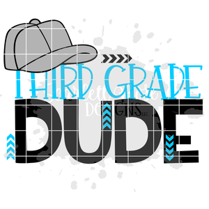 Third Grade Dude SVG