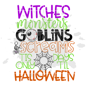 Halloween Countdown SVG