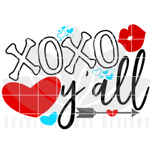 XOXO y'all SVG