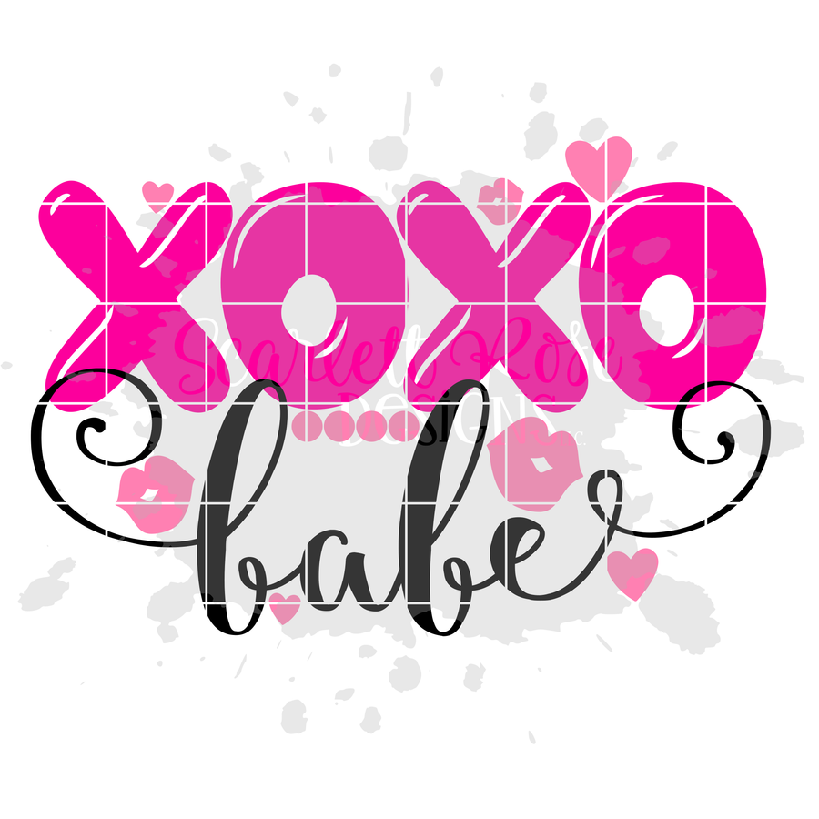 Xoxo Babe SVG