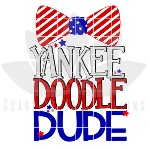 Yankee Doodle Dude SVG cut file