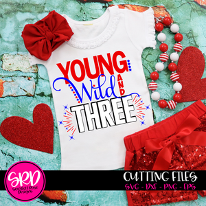 Young, Wild and Three SVG